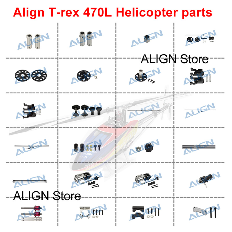 Rc Helicopter Bag - Hizalama Trex 470L Otorotasyon Kuyruk Tahrik