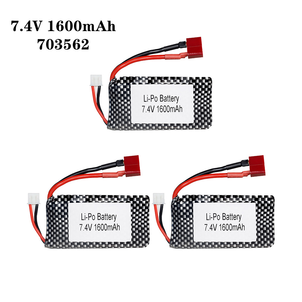 Rc Helicopter Coaxial - 1/2/3 adet/grup 7.4v 1600mah 703562 25C