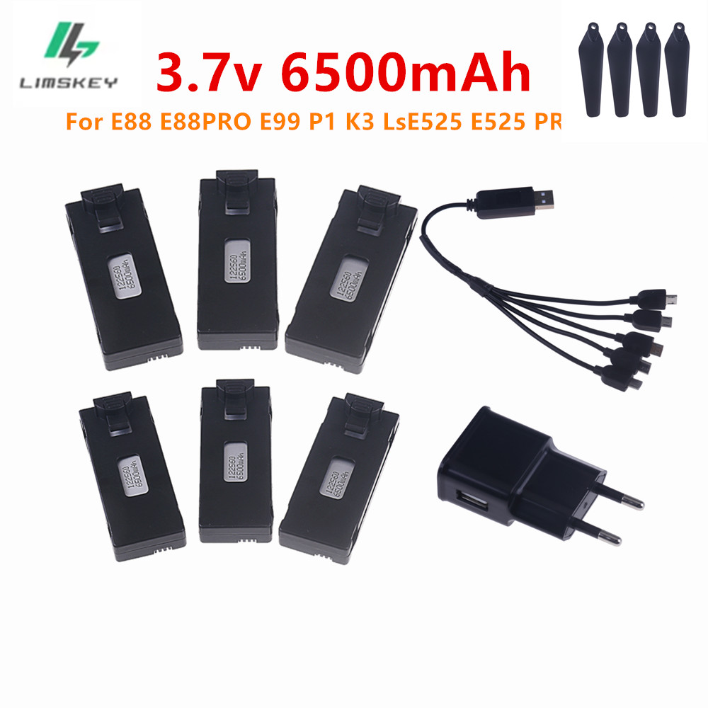 3.7V 6500Mah Lipo Pil ve Şarj  - Eachine Drone E58 incelemesi ve fiyatı