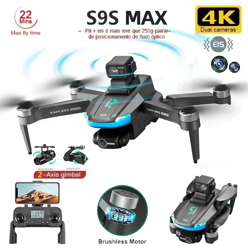 YENI S9S MAX MINI Drone 4K 2 E - Rc Helicopter Mini incelemesi ve fiyatı