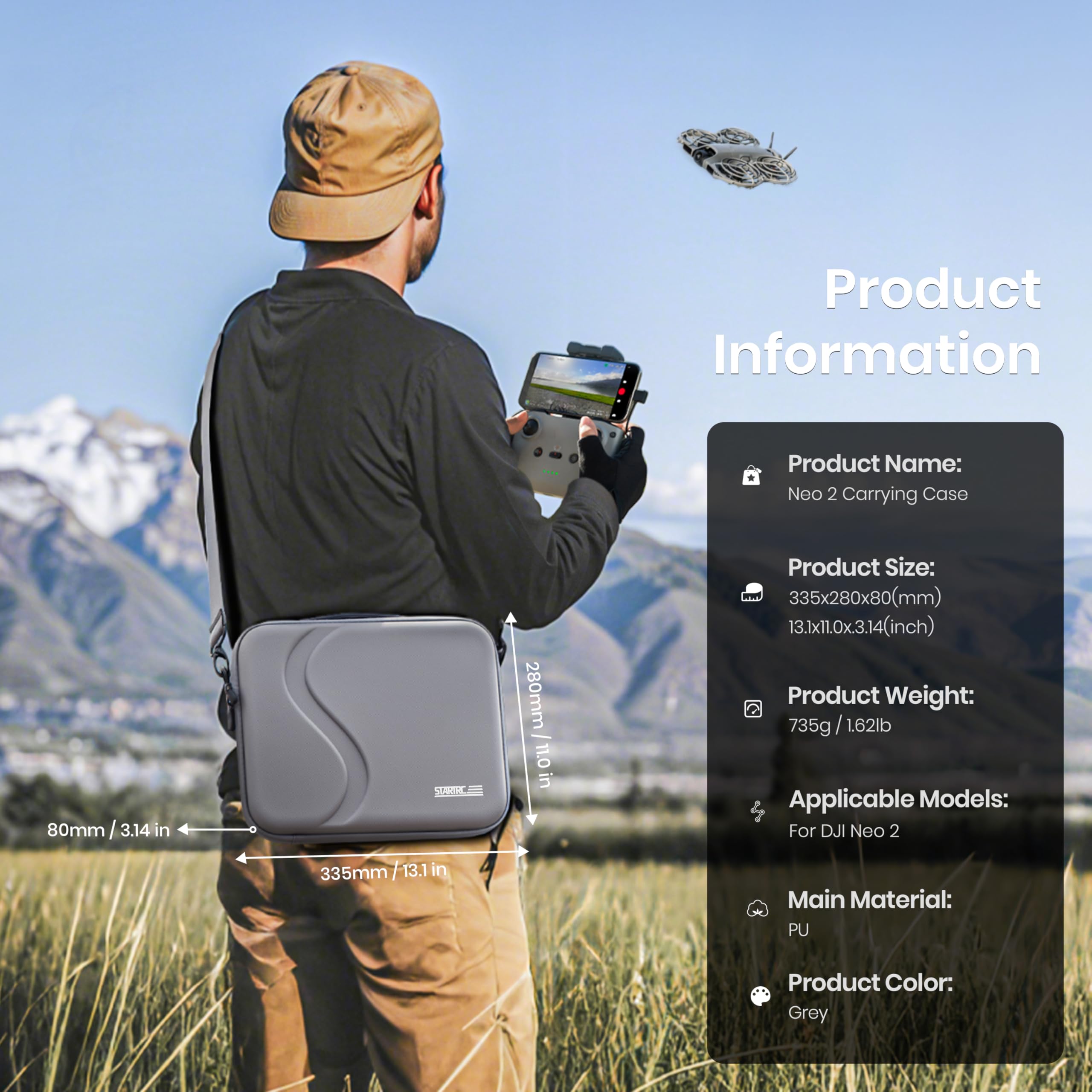 DJI Neo 2 Aksesuarları için Ta - Rc Helicopter Bag incelemesi ve fiyatı