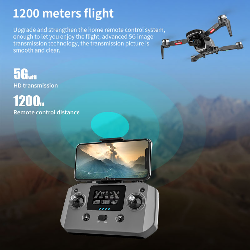 L106 Pro 3 Drone 5G WIFI FPV K - Rc Helicopter Charger incelemesi ve fiyatı